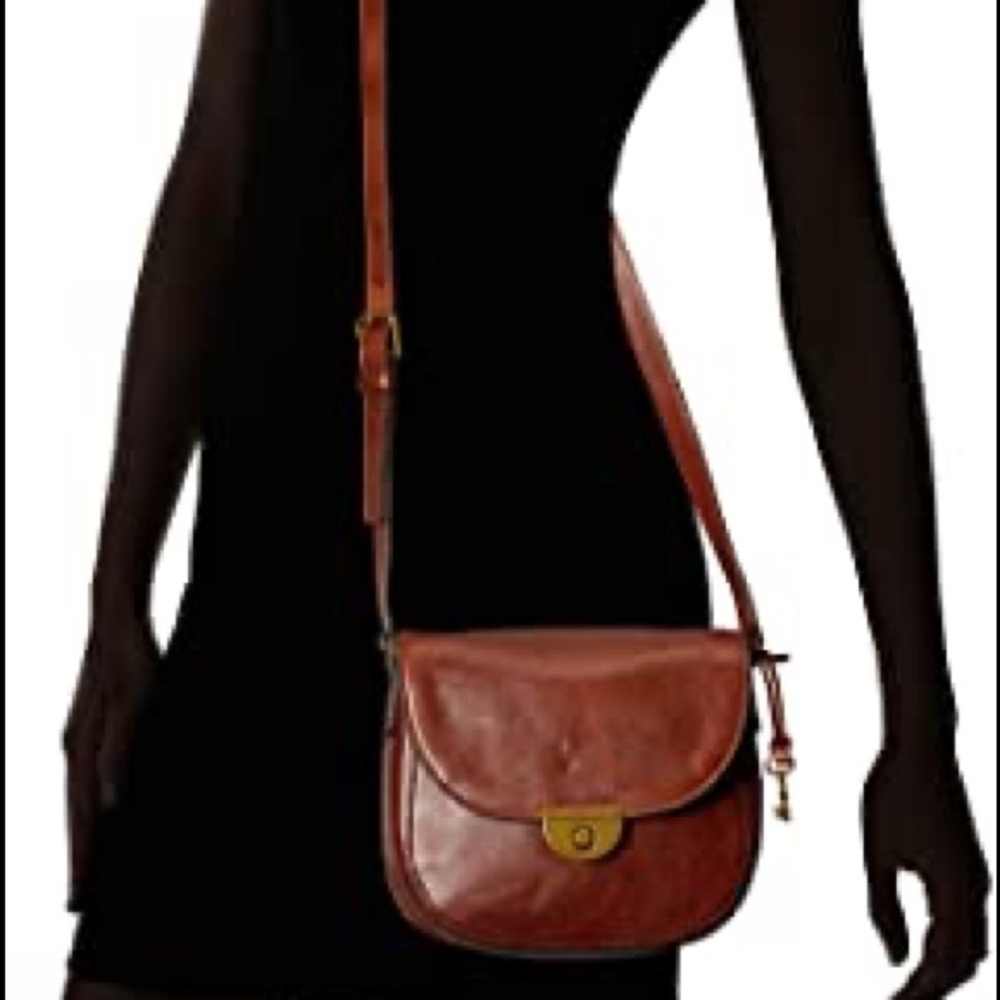 Fossil Leather Crossbody Bag